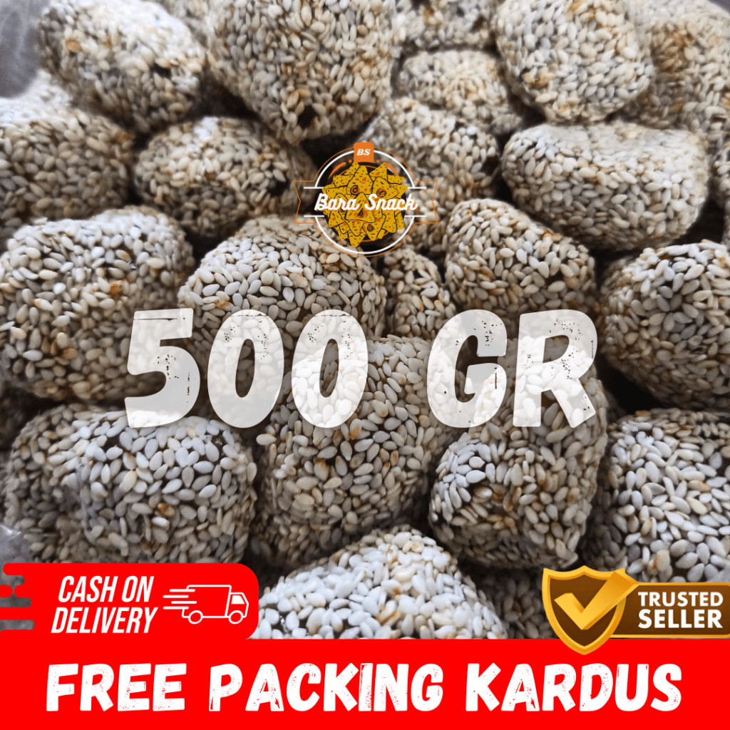 

[ 500gr ] Kue Manco Wijen Asli Premium Khas Trenggalek / Camilan Snack Kiloan Murah -K