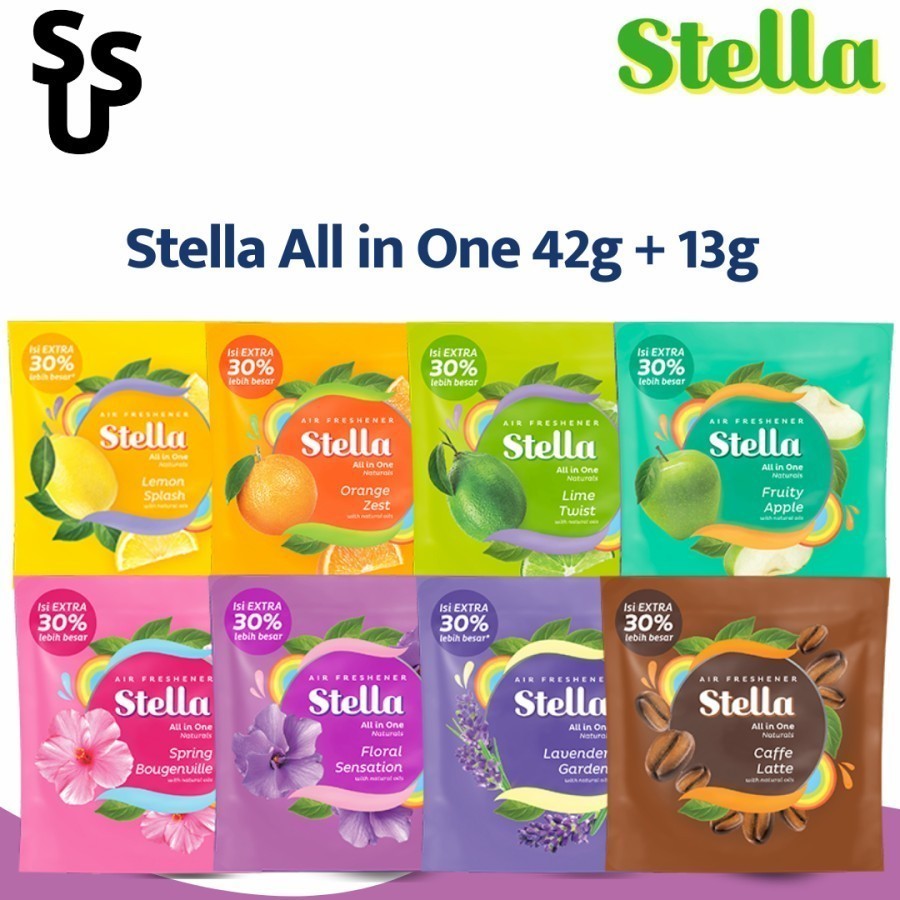 (42+10 GR) Stella & (75 GR) Dahlia Gantung All in One | Pengharum Gantung Untuk Ruangan 1 Pcs