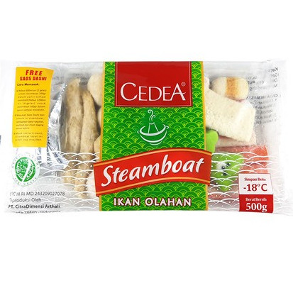 

Olahan Ikan Campuran Free Bumbu Di Dalam Kemasan Cedea Steamboat Kemasan 500 Gram