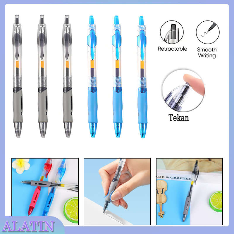 

0.5 Mm Pulpen Mekanik Murah Berkualitas / Pena Pen Pencet Tinta Cair / Alat Tulis Pen Gel / Ball Pen Pulpen