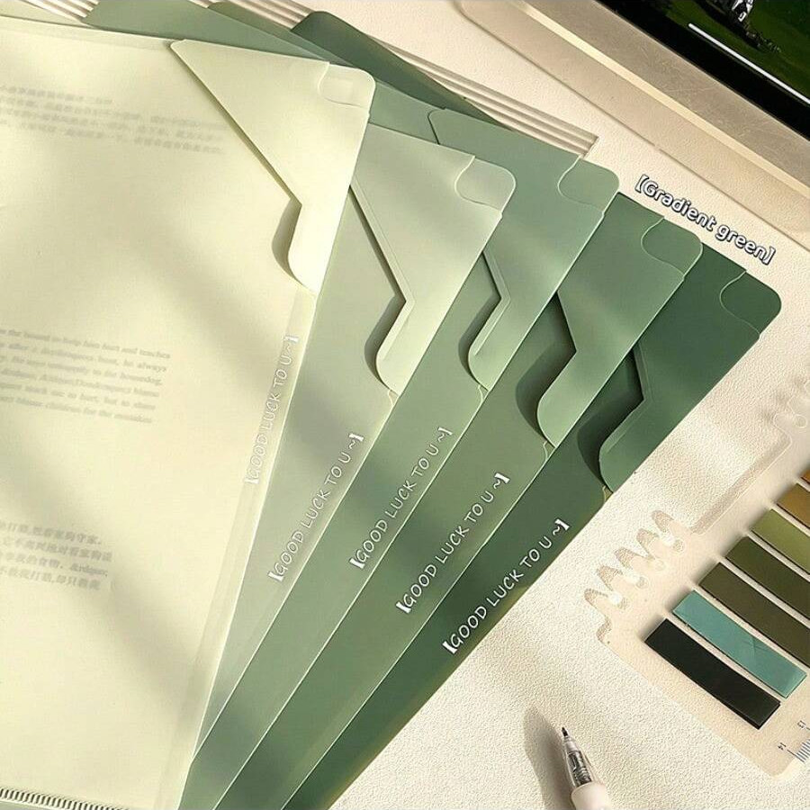 

Morandi Color File Folders Letter/A4 Size Durable PP Material Assorted Pastel Tones Homeand School Organization Cute Folders
