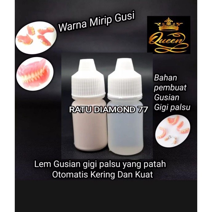 Lem Gigi Palsu Cepat Kering Kuat 10 Ml