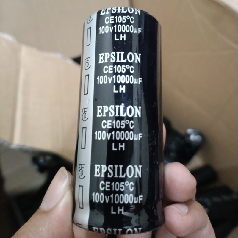 Jtterang Elco Epsilon 10000Uf 100V Lh Original Elko Epsilon Ori