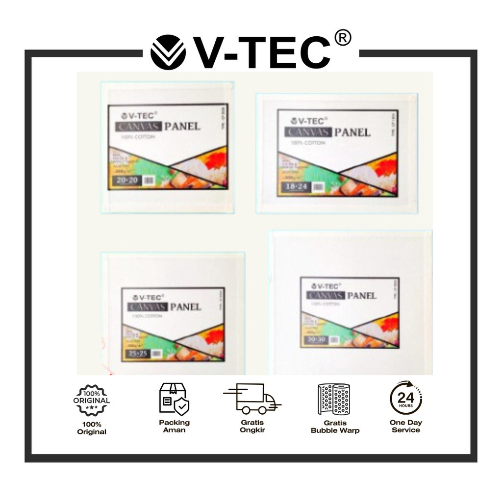

V-Tec Canvas Panel 100% Cotton CP 2020 1824 2525 3030