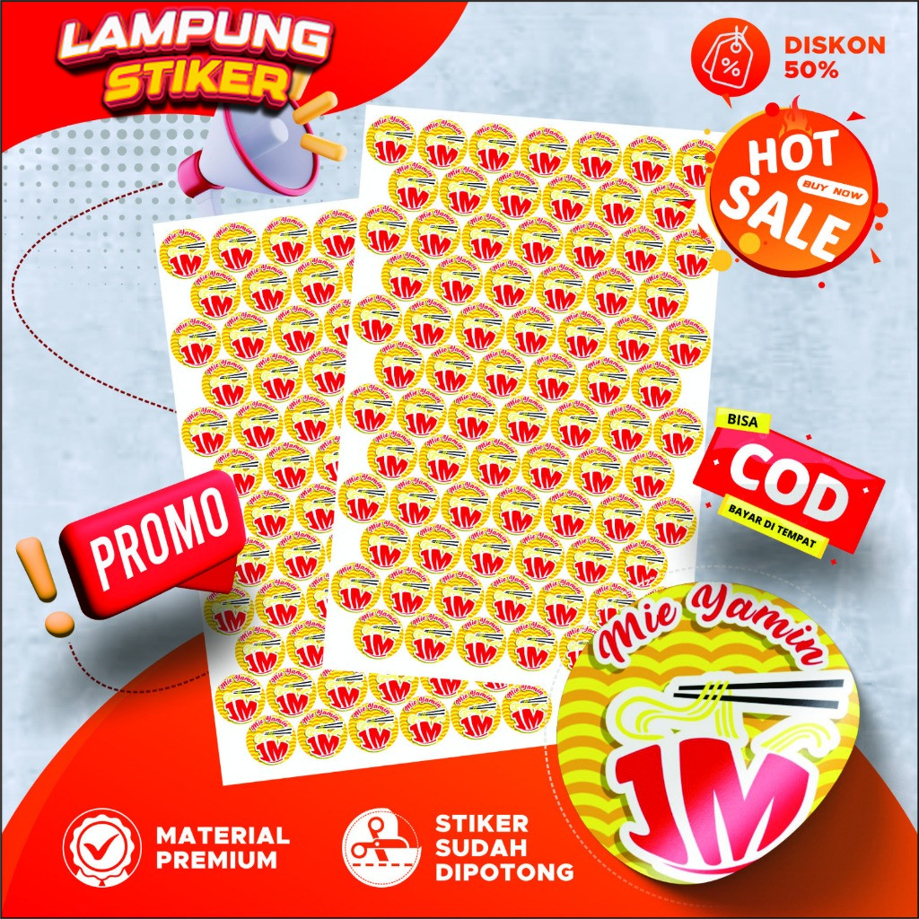 

Cetak Sticker / Stiker Cromo A3+ Print Label Kemasan Chromo
