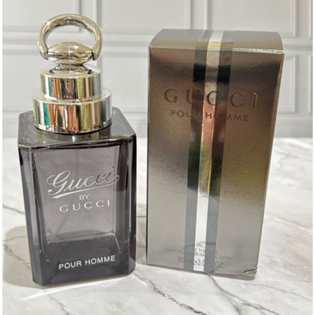 Parfum Branded Pria Laki-laki 5-6 Jam Gucci by gucci Pour Homme Man - 90ML