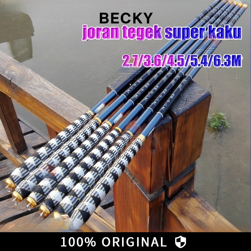 BECKY joran tegek super kuat 10kg / joran tegek / tegek 450 murah ringan kuat / tegek pancing super 