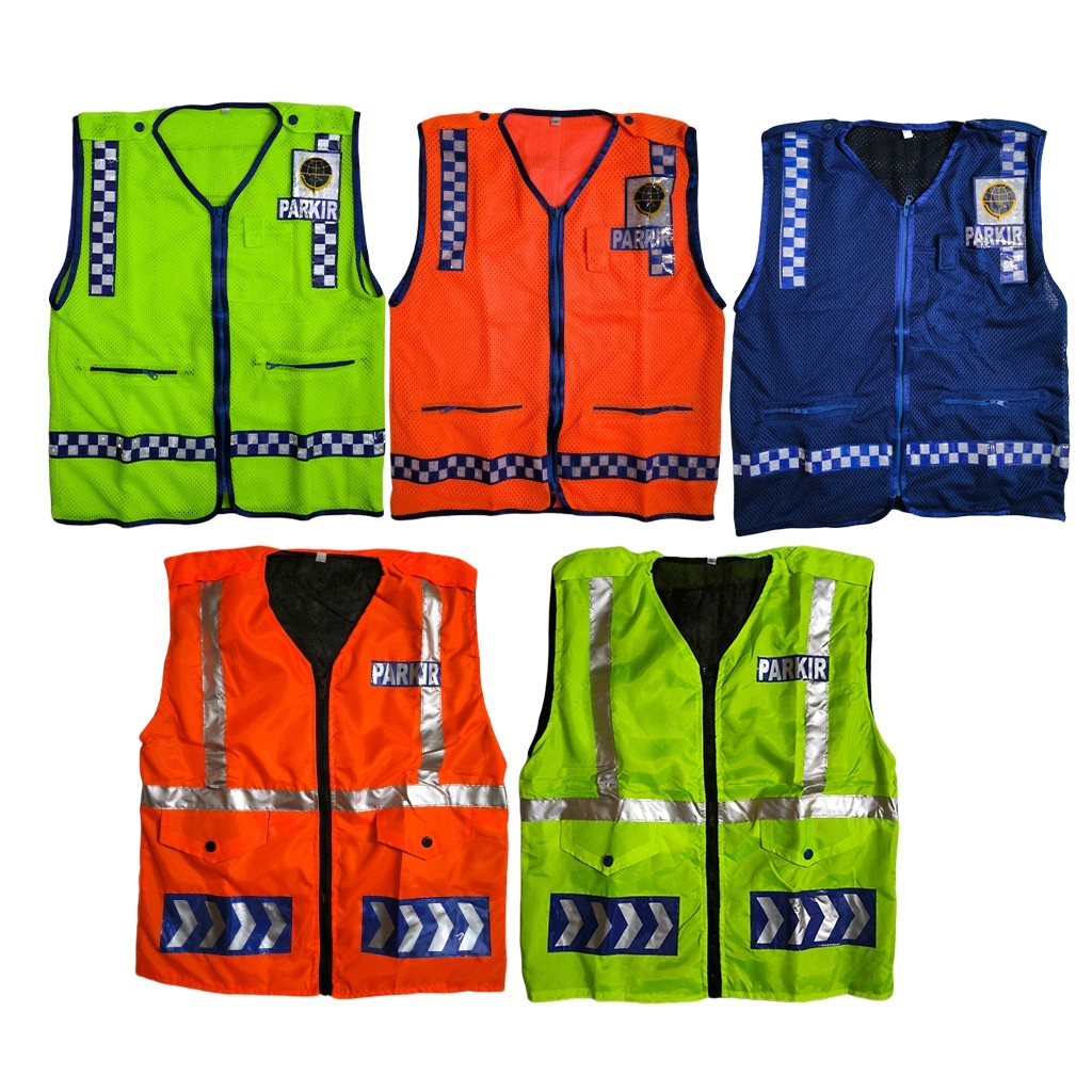 GuardShop - Baju Rompi Parkir Pria Keren Jaring Dan Parasut Murah Terbaru