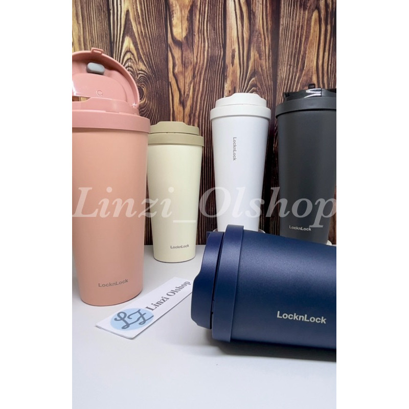 Termos LocknLock One Touch Clip Tumbler Hot Cool 550mL LHC3249