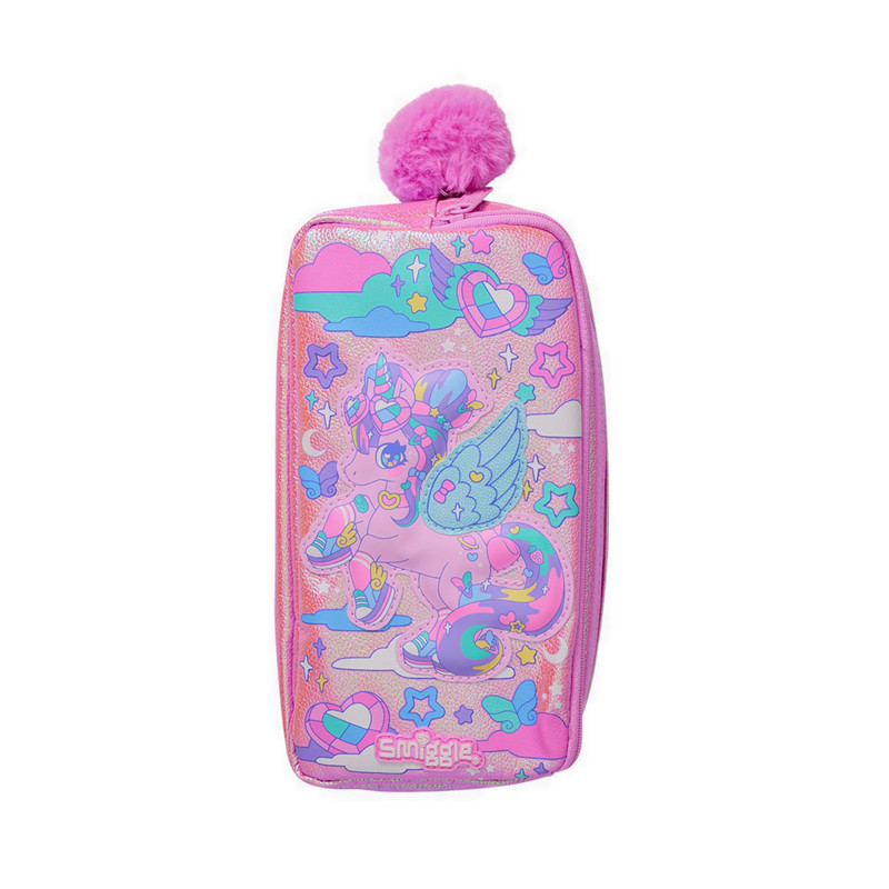

Smiggle Trailblazer Character Pocket Pencil Case - IGL457062PNK