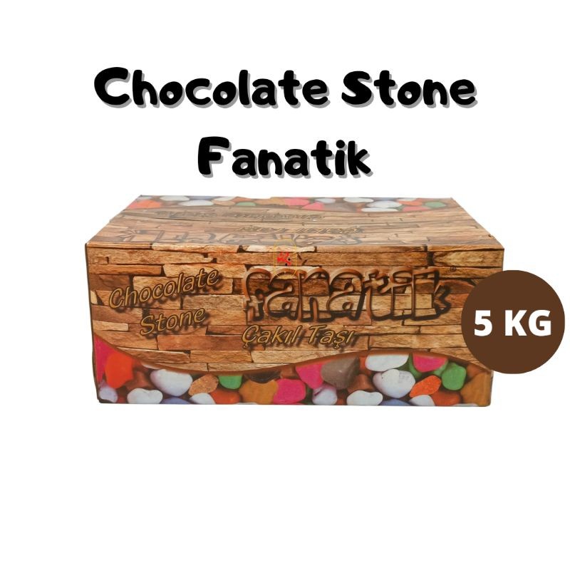 

Grosir Coklat kerikil fanatik 5kg/coklat batu turki/chocolate stone