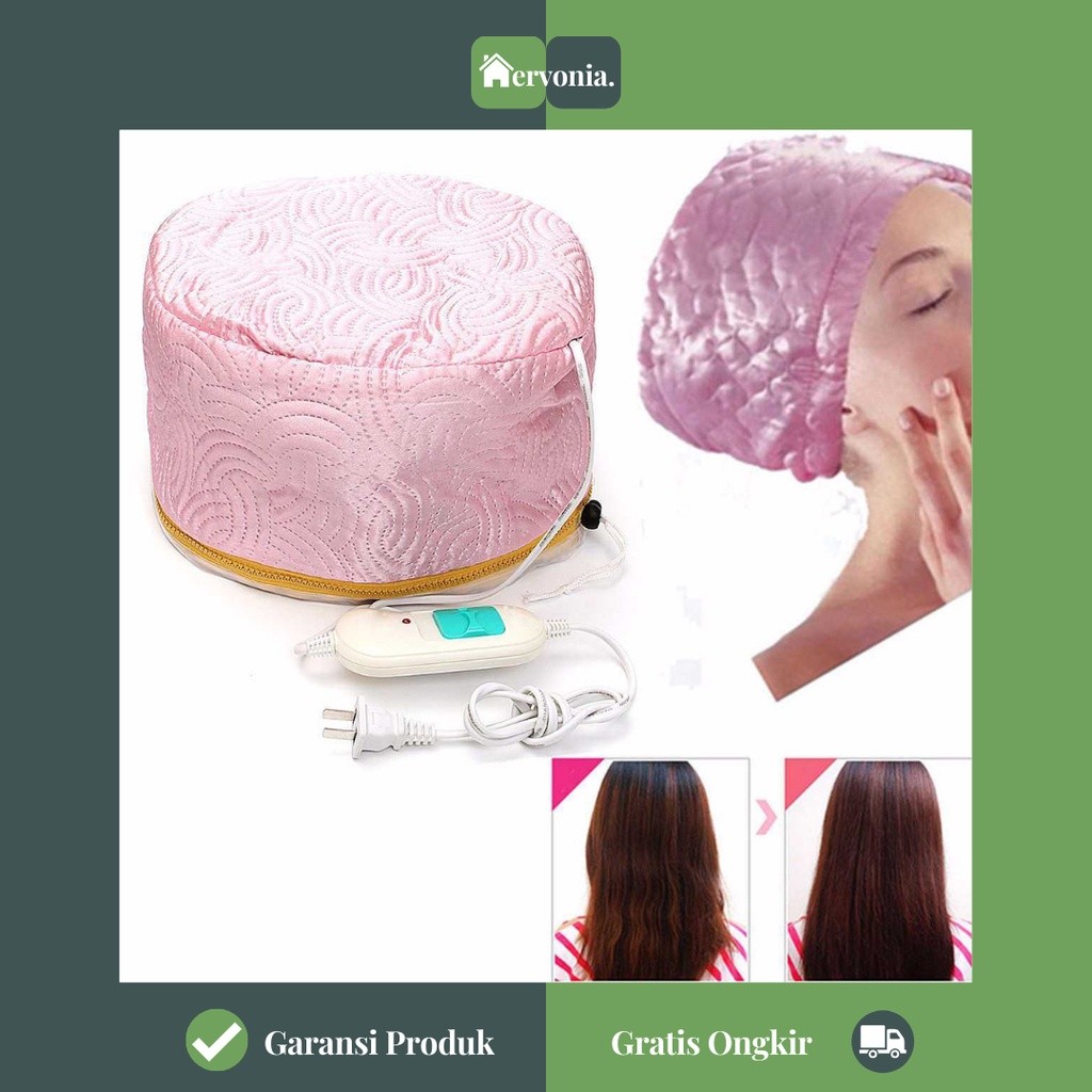 Steamer Rambut Portable Streamer Rambut Salon Creambath Cap Penutup Kepala Steam Salon Portable Hot 