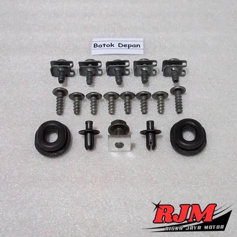 Baut Full Set Cover Bodi Body Batok Depan Yamaha Jupiter MX King 150 Old / Lama
