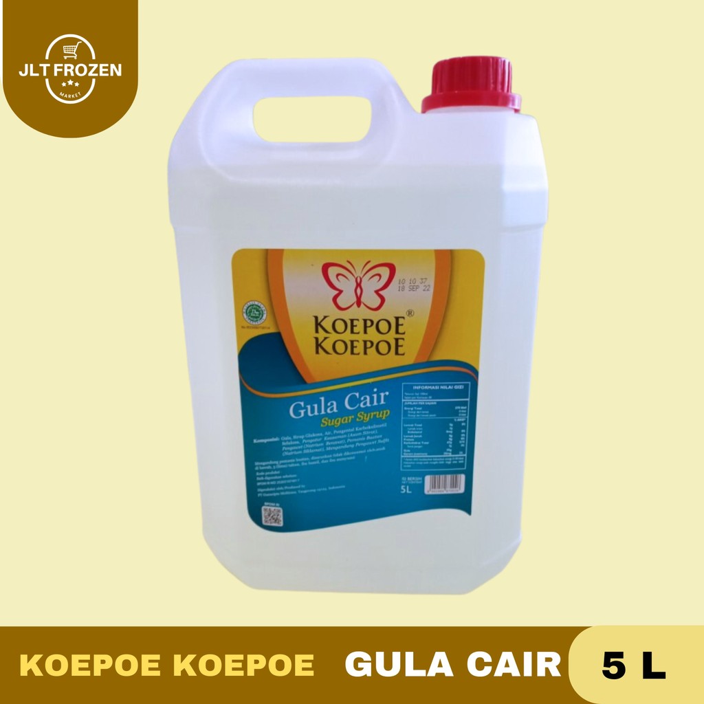 

Koepoe Koepoe / Kupu Kupu Gula Cair / Sugar Syrup / Sirup Fruktosa Kemasan 5 Liter