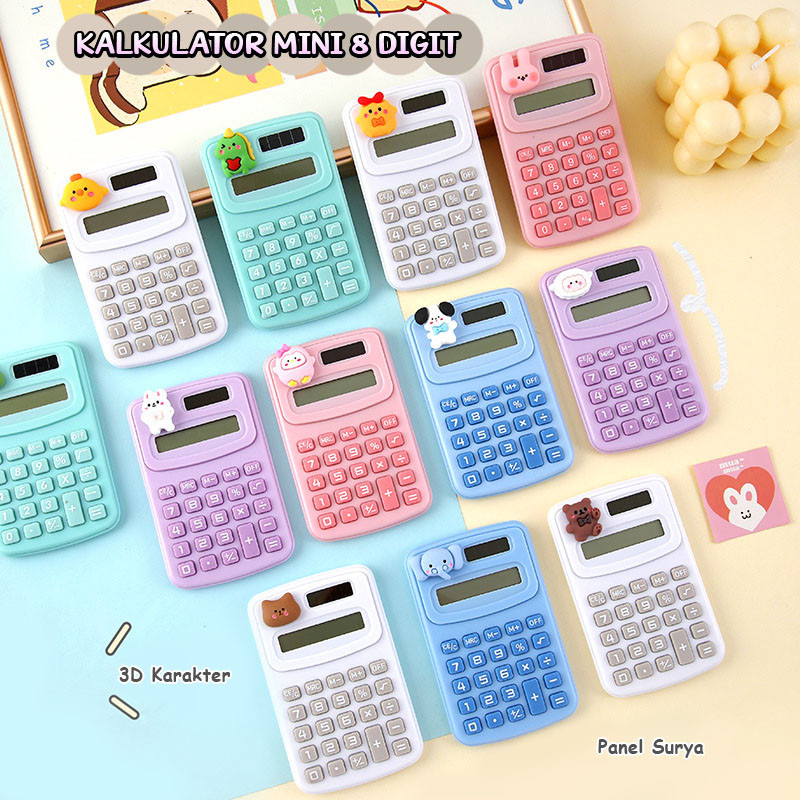

Kalkulator Minimalis 8 Digit / Calculator For School Untuk Sekolah / Mini Calculator