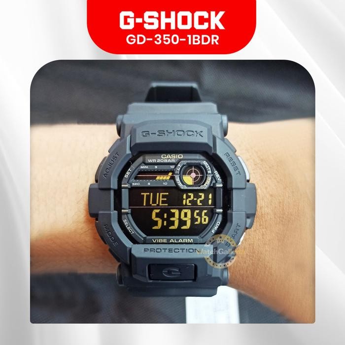 Casio G-Shock GD-350-1BDR / GD 350 1BDR / GD350 ORIGINAL