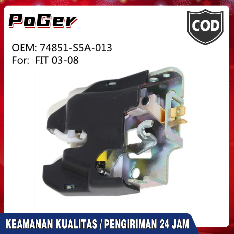 Aktuator Kunci Pengunci Pintu Belakang Bak Truk Cocok untuk 2001 2002 2003 2004 2005 Honda Civic 748