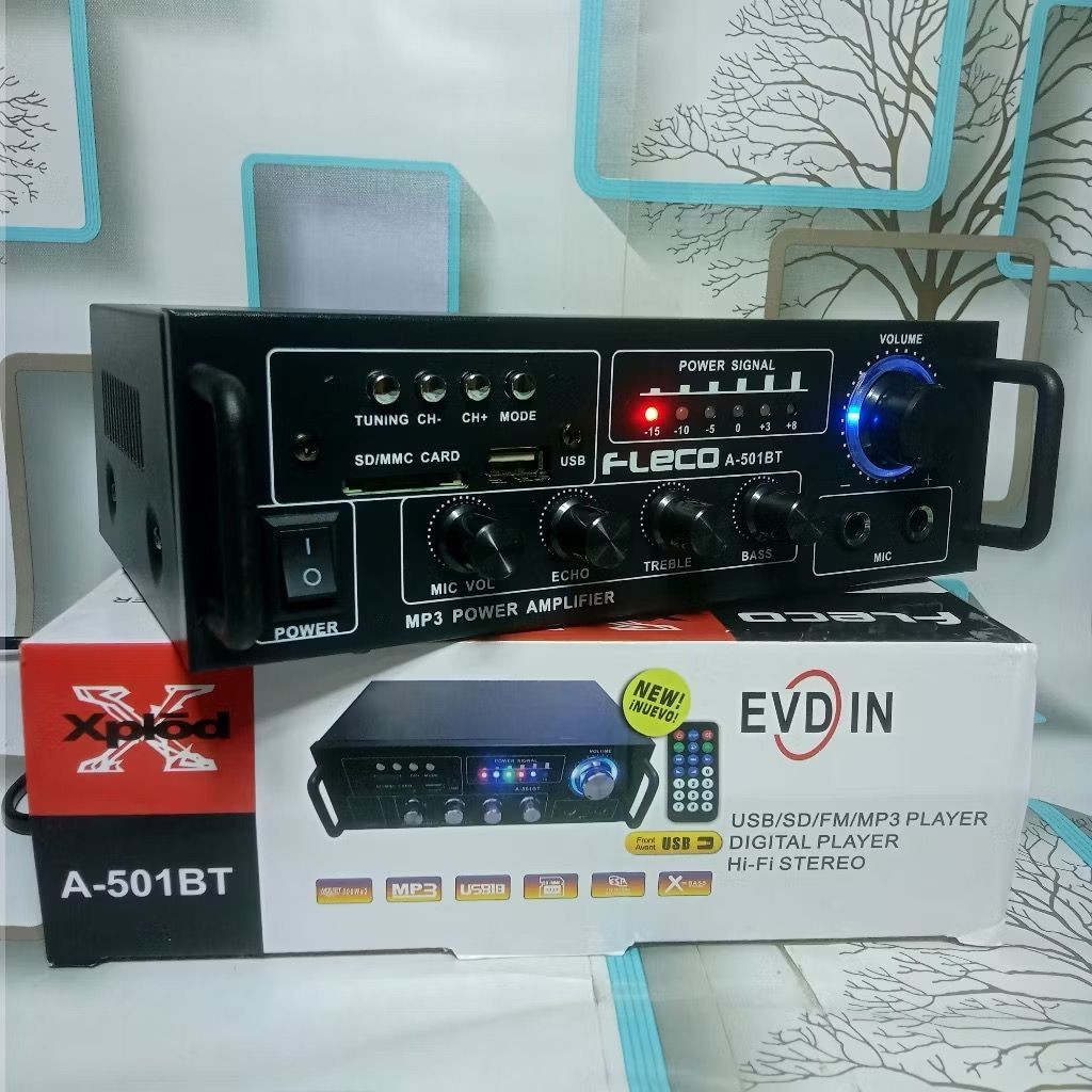 Amplifier Bluetooth M Fleco Audio Power A 501Bt