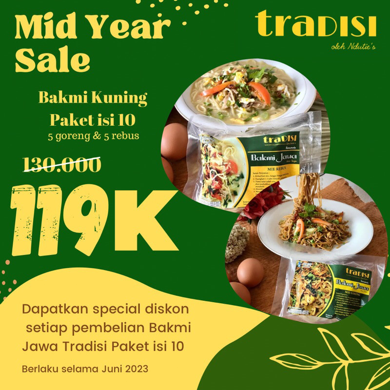 

Promo Paket Bakmi isi 10