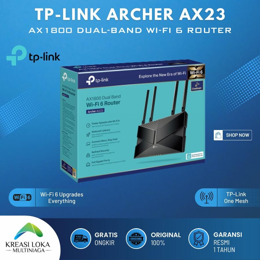 TP LINK ARCHER AX23 TPLINK TL AX23 AX100 Dual Band Wifi 6 Router