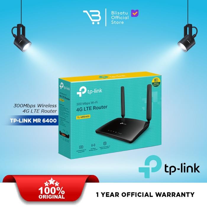 TP-LINK TL-MR6400 300Mbps Wireless N 4G LTE Router TP LINK TL MR6400