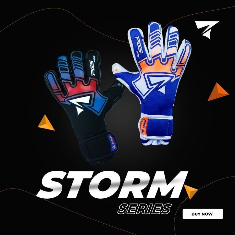 PGS PRO STORM SERIES - Sarung Tangan Kiper - Harga Terjangkau - Berkualitas Tinggi - Desain Eksklusi