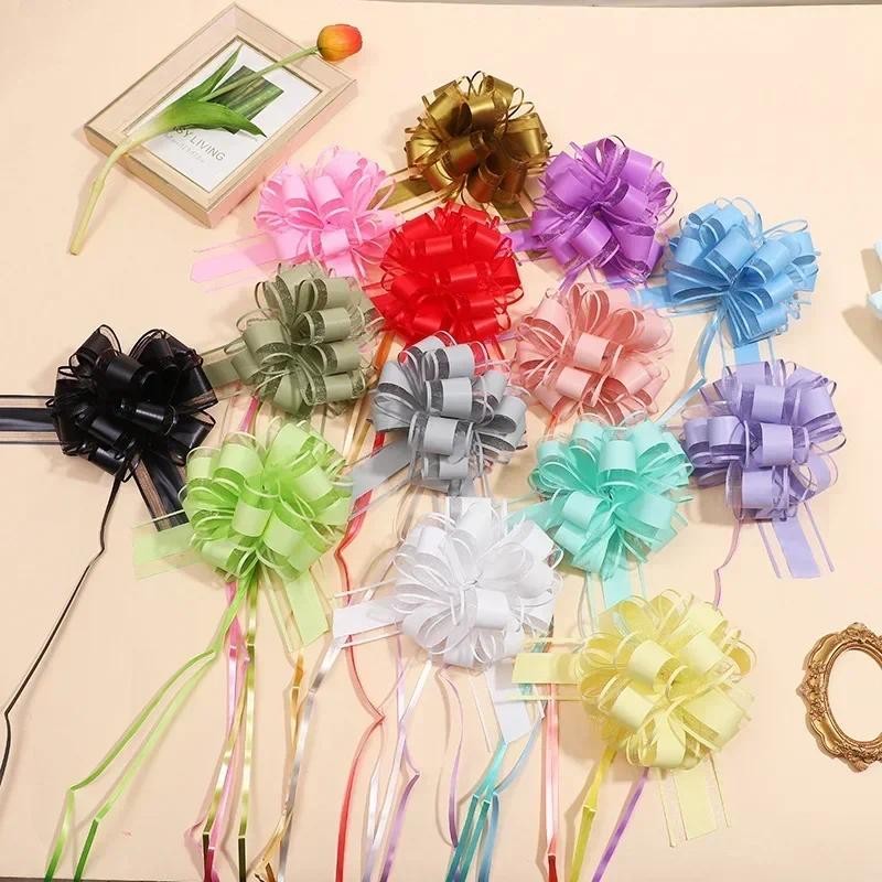 

Wedding Car Ribbon Pull Bows Knot Gift Wrap Wedding Car Decor Birthday Party Supplies Pew Chairs DIY Home Decoration