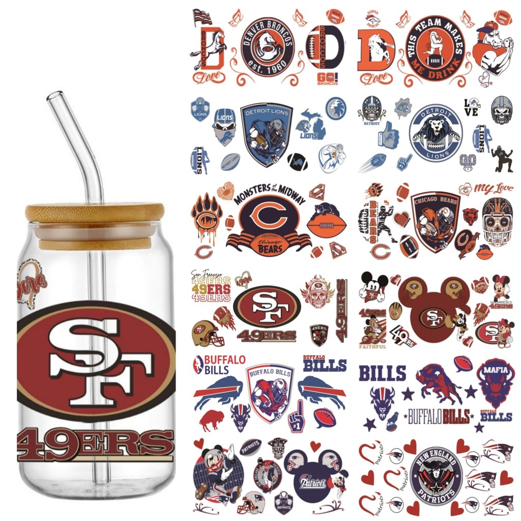 

Miniso Transfer Sticker Custom Decals for 16oz UV DTF Cup Wrap DIY Logo Self adhesive popular Baseball Sport