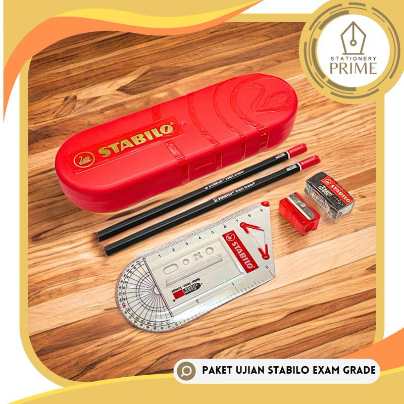 

Paket Ujian STABILO Exam Grade Pensil Penghapus Penggaris Rautan Set Alat Tulis Ujian Sekolah