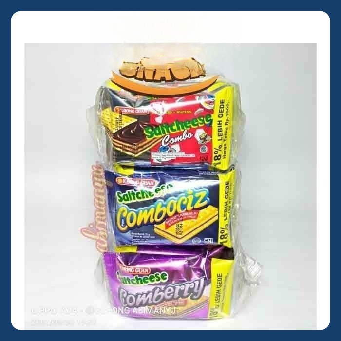 

KHONG GUAN SALTCHEESE COMBO RENCENG 10 SACHET X 20 GRAM - ALL VARIAN