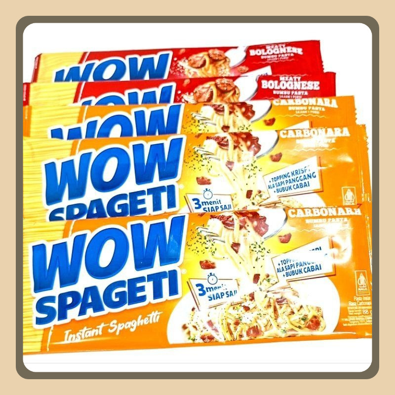 

WOW SPAGETI INSTANT 5 PCS 440 gr