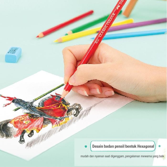 

TERLARIS! Faber-Castell Classic Colour Pencils set 48