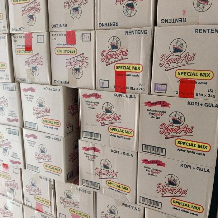 

(OFFICIAL MANTAP) kopi kapal api special mix 1 dus isi 12 renceng(ryn) Coffee Robusta