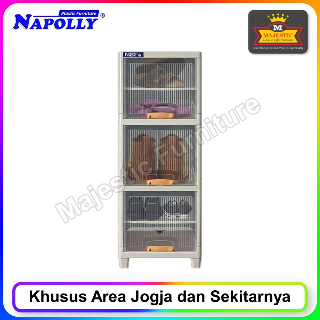 Lemari Plastik Napolly LBP 1305 (Jogja)