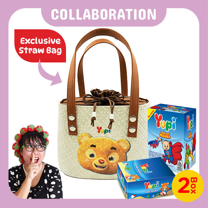 

Yupi Package Bears Straw Bag