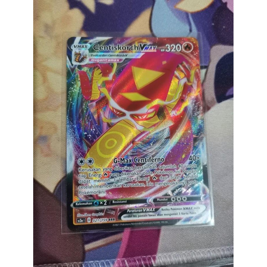 Pokemon TCG indonesia Centiskorch Vmax