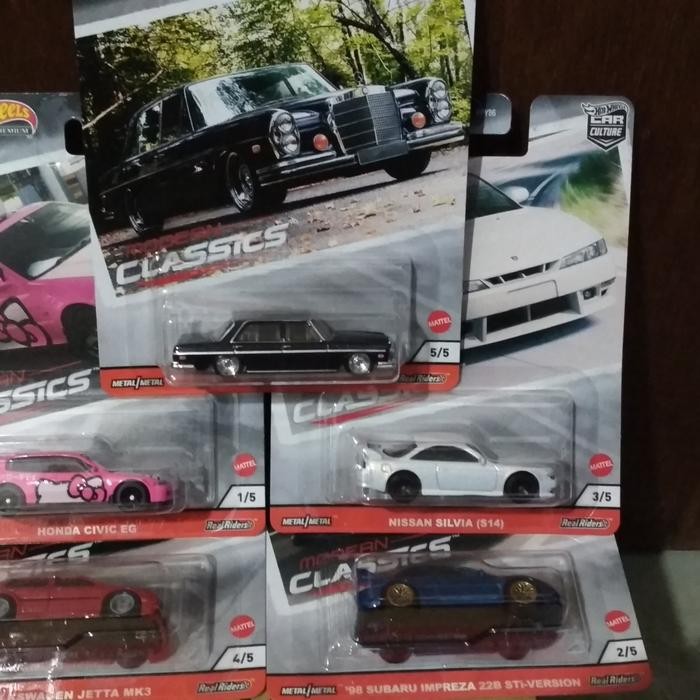 HotWheels Modern classic Set 5 pcs