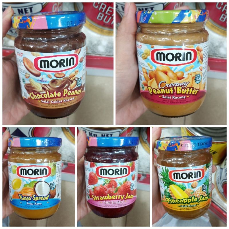 

MORIN selai 225 & 250 gr - jam - olesan - spread - isian kue dan roti - ABO