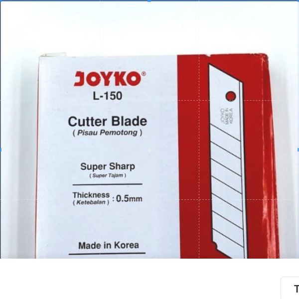 

( 1 PACK ) Isi / Refill / Pisau Cutter Joyko Besar L-150 / L150 / L 150 1 PACK ISI 12 TUBE