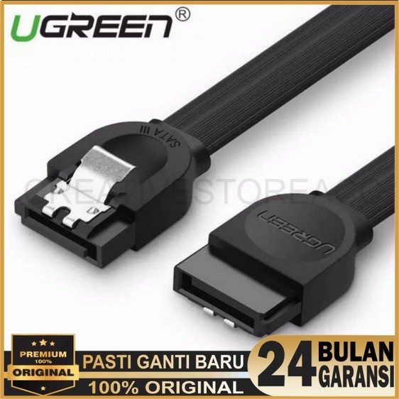 Ugreen Kabel Sata 3.0 HDD SSD PC LAPTOP up to 6Gbps - Ugreen Kabel Sata 3 Original
