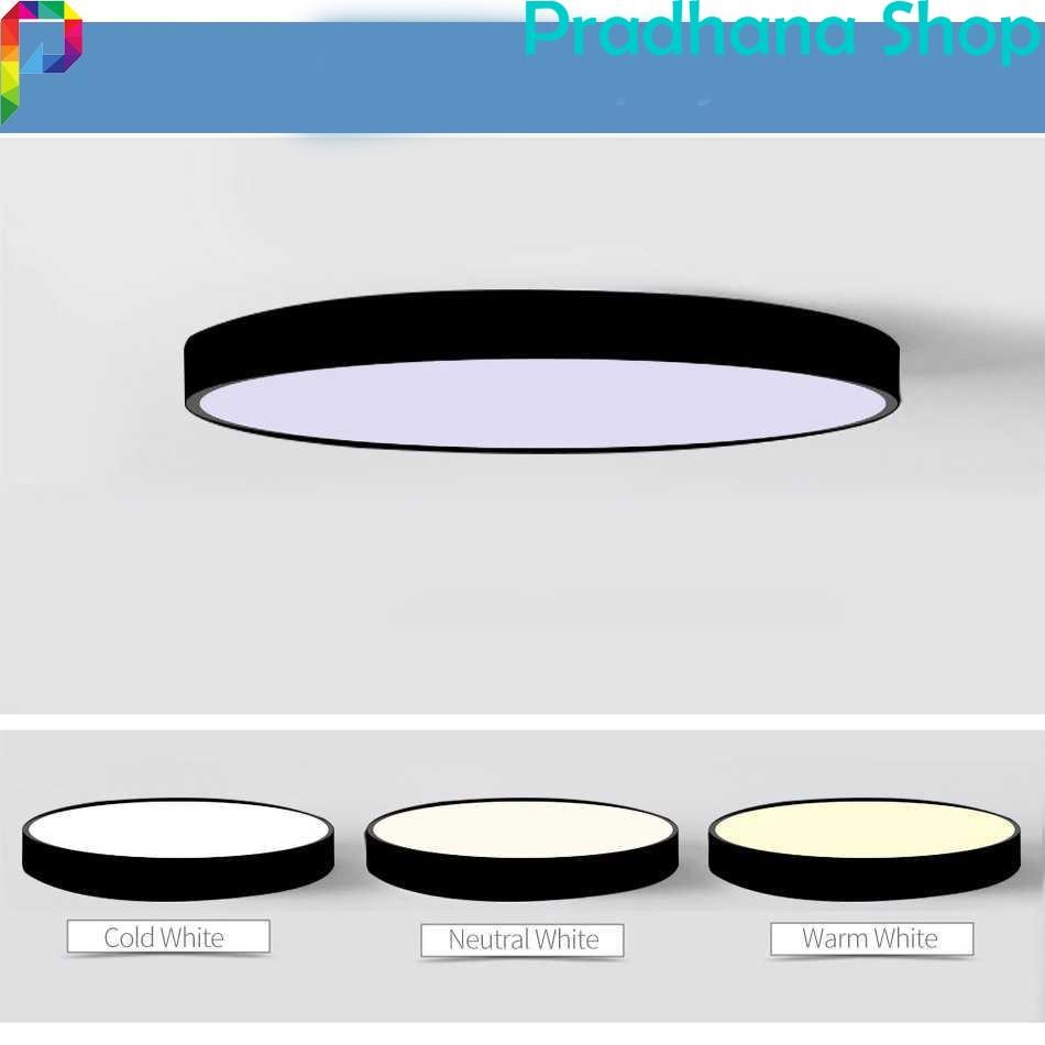 Lampu Downlight Lampu Tempel Plafon Rumah LED Dimmable 18W 30 cm 3 Warna