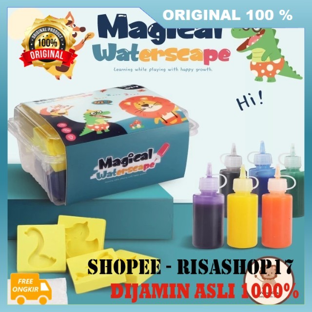 DIY Magical Jelly Waterscape Mainan Jelly Air Magic Mainan Water Jelly Mainan Montessori Kreatif 100