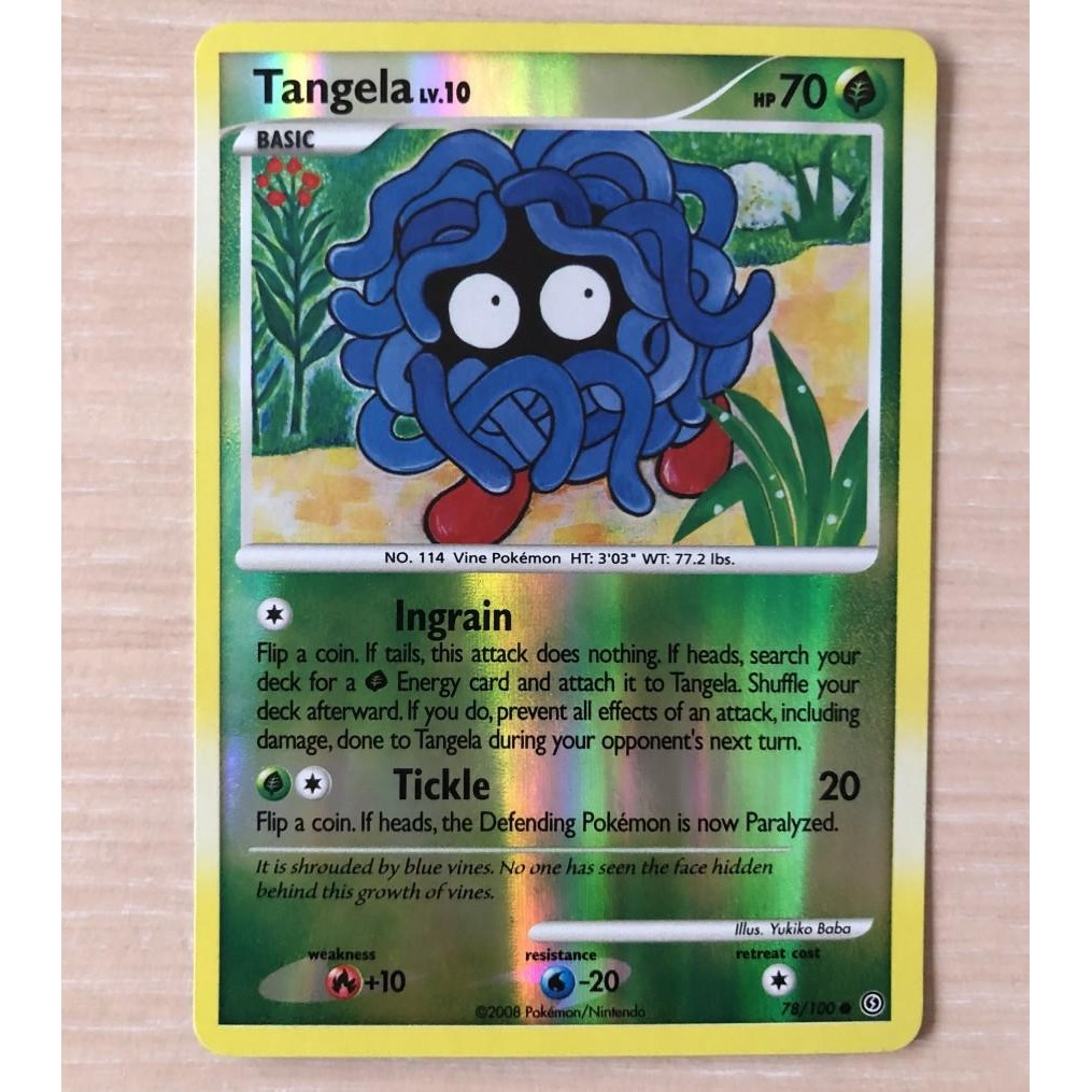 Tangela 78/100 Tangrowth Pokemon TCG Card Venusaur Charizard Blastoise
