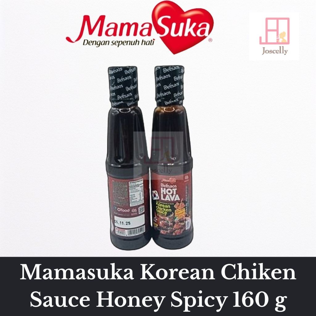 

JOSCELLY.ID MAMASUKA Delisaos Hot Lava Saus Ayam Goreng Ala Korea Honey Spicy 160 gr