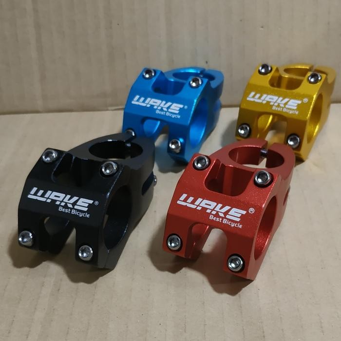 Spare Part Sepeda, stem mtb OS 31.8 wake - Hitam