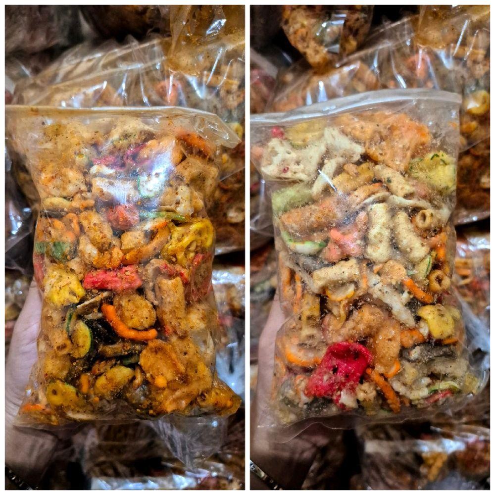 

SEBLAK KERUPUK MIX BUMBU KACANG 200GR SEBRING GURIH CEMILAN SNACK ENAK