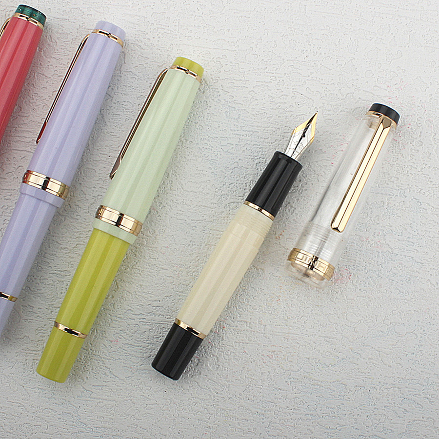 

New jinhao 82 mini fountain pen Acrylic Smooth writing ink pens for office business signature school supplies gift for students