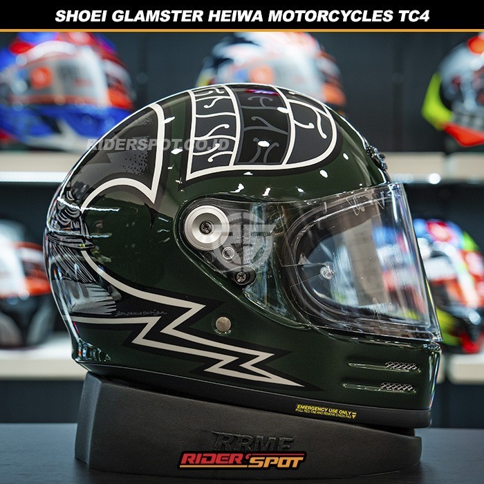 Helm SHOEI Heiwa Motorcycle Fullface Helmets Original Japan