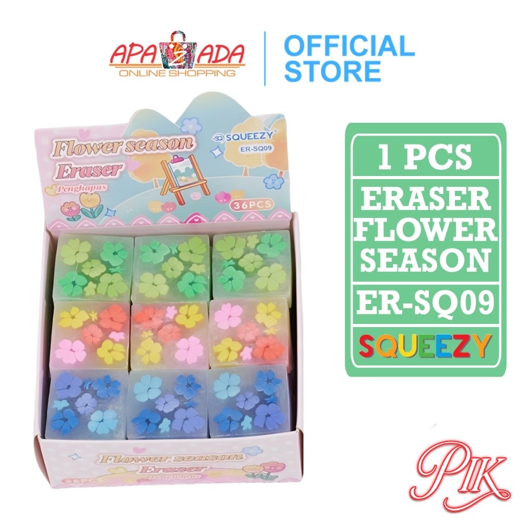 

Penghapus Pensil Lucu [1 Pcs] / Hapusan Bunga / Eraser Pencil ER-SQ09