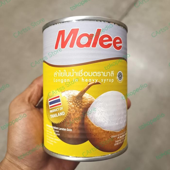 

MALEE Longan in heavy Syrup - 230 Gram - Kuning